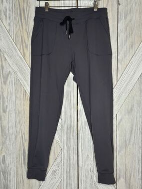 ZYIA Active Dark Gray Joggers Pants Drawstring Pockets Size XL